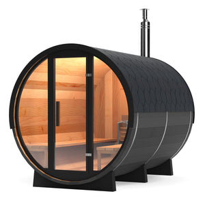 Black Cedar Barrel Saunas