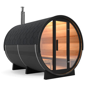 Black Cedar Barrel Saunas