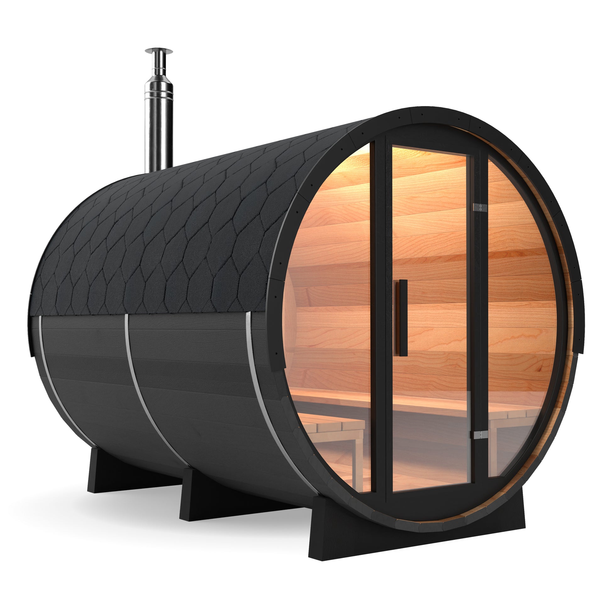 Black Cedar Barrel Saunas