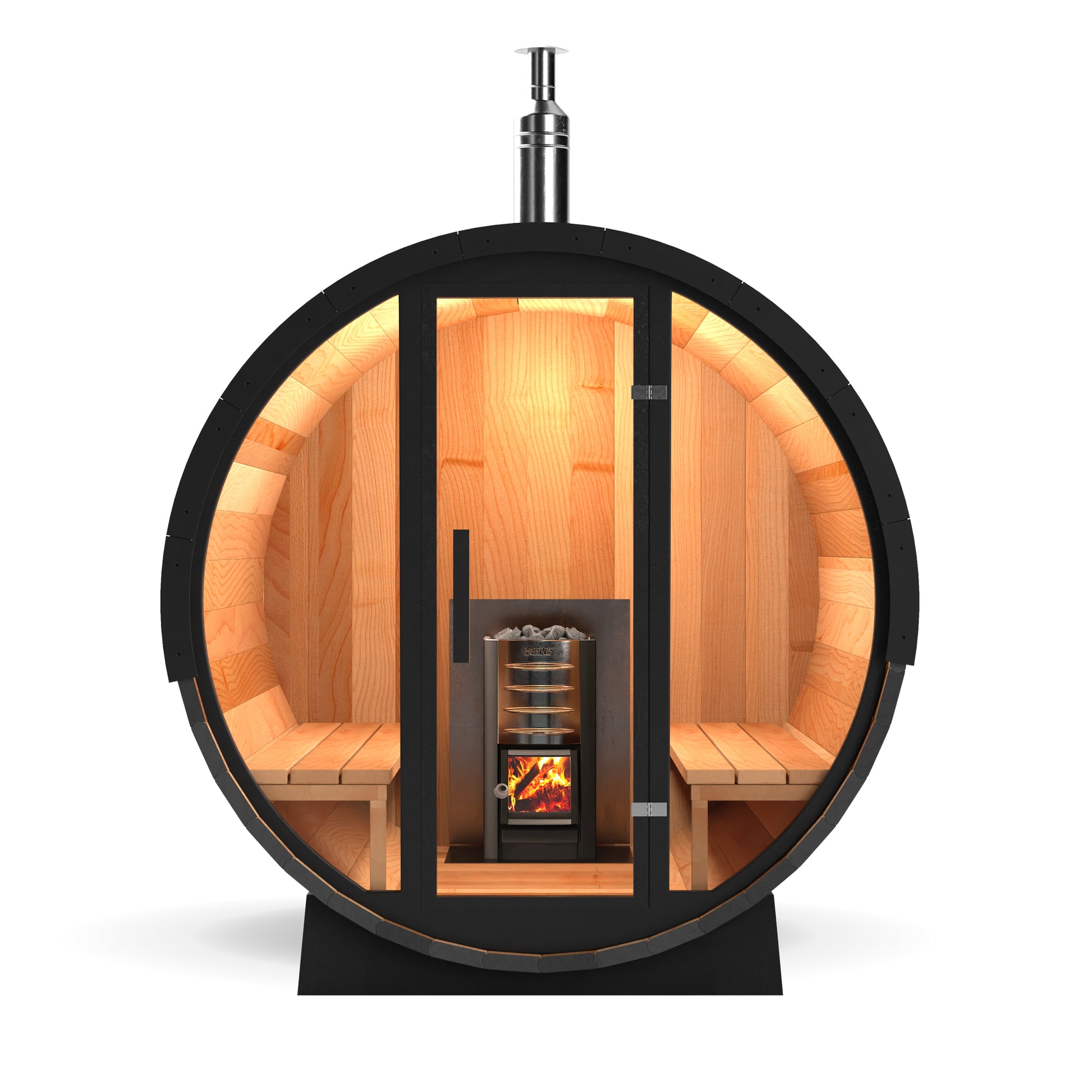 Black Cedar Barrel Saunas