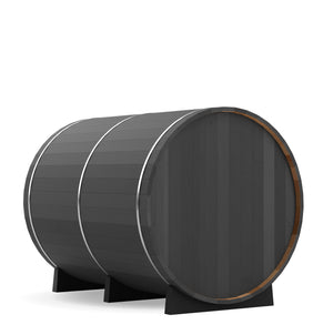 Black Cedar Barrel Sauna