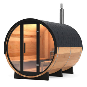 Black Cedar Barrel Saunas