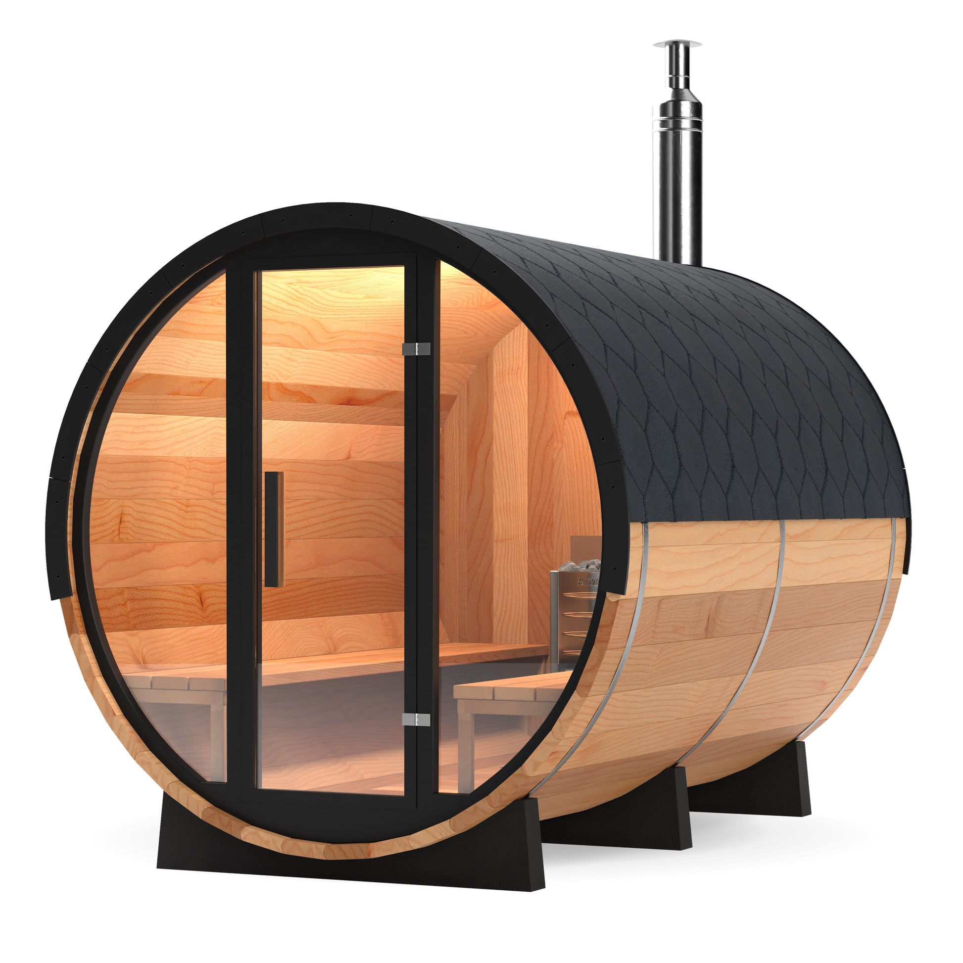 Black Cedar Barrel Saunas