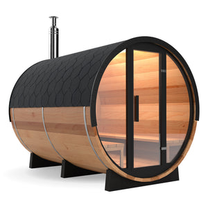 Black Cedar Barrel Saunas