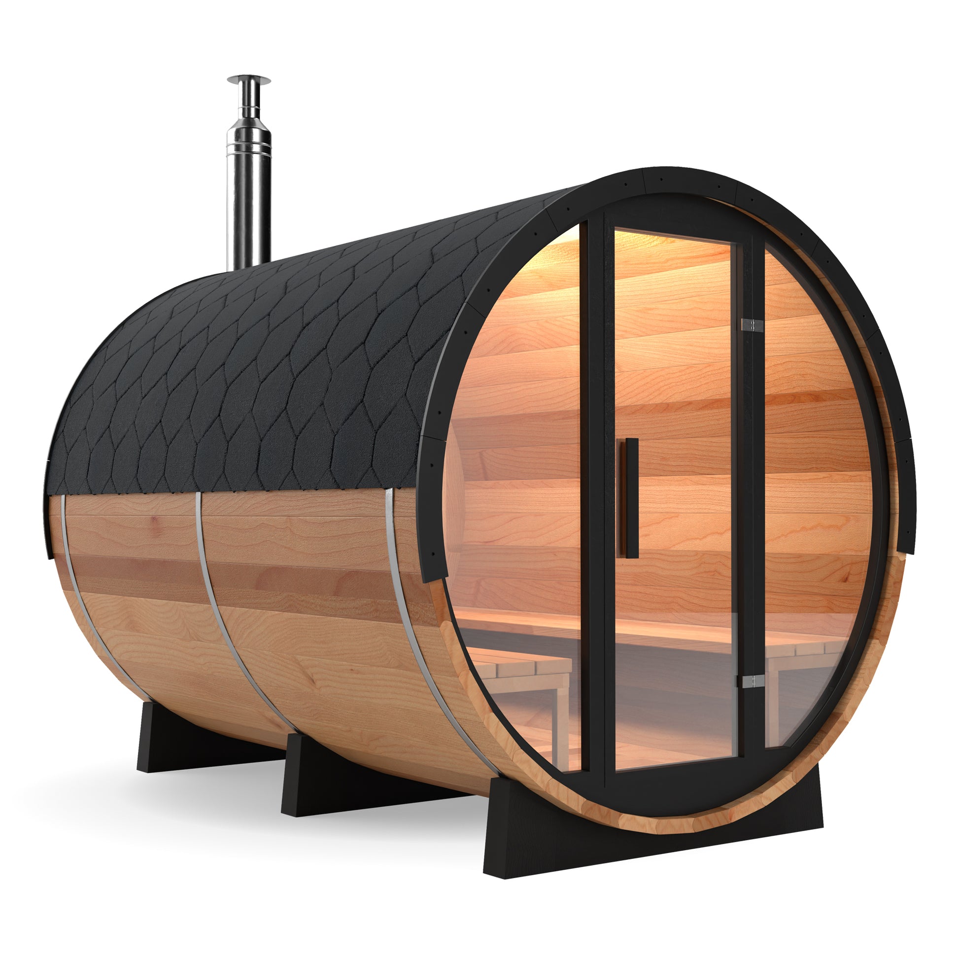 Black Cedar Barrel Saunas