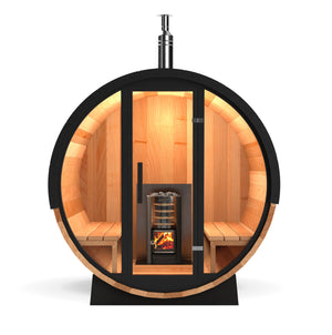 Black Cedar Barrel Saunas